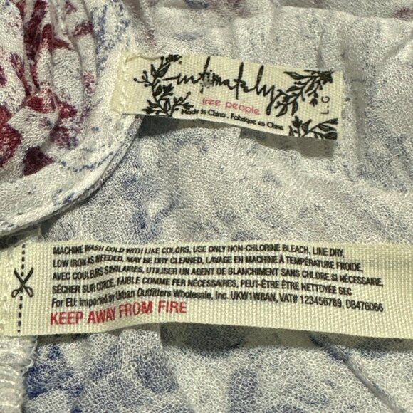 Free People Women's Large Tunic All Wrapped Up Tank Dress Summer Festival - Picture 8 of 11